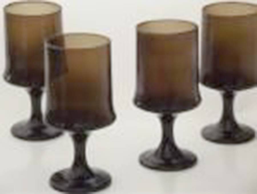Tawny Impromptu Water Goblet by Libbey Glass Company-1