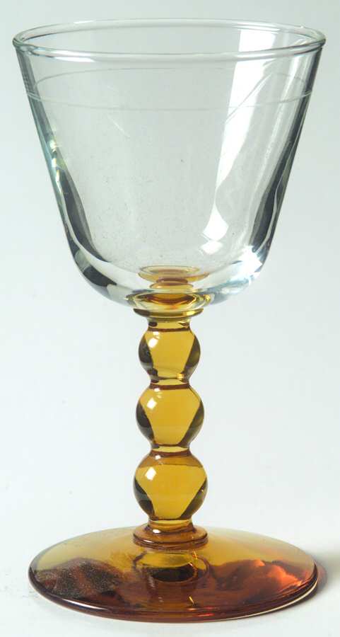 Knob Hill Amber Liquor Cocktail by Libbey Glass Company-1