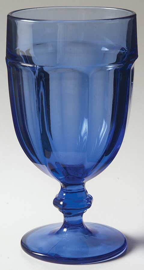 Gibraltar Antique Blue Iced Tea by Libbey Glass Company-1