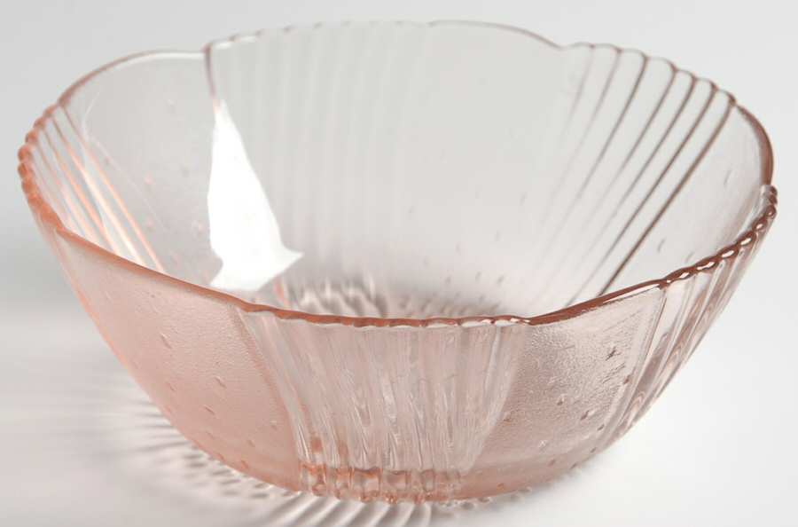 Harmony Pink Small Fruit Dessert Bowl by Libbey Glass Company-1