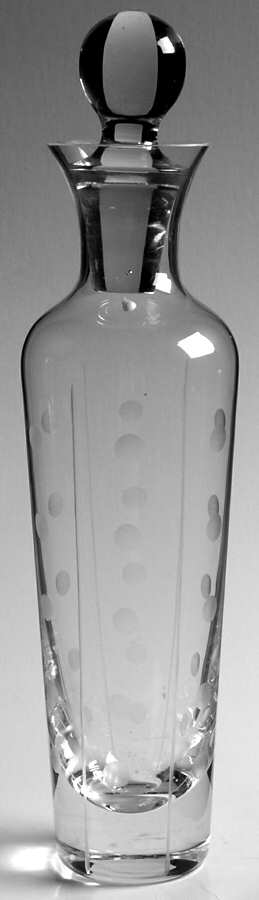 Allegro Clear Cordial Decanter & Stopper by Laura Glass Crystal-1
