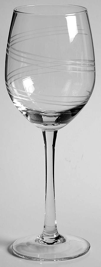 Allegro Clear Wine by Laura Glass Crystal-1
