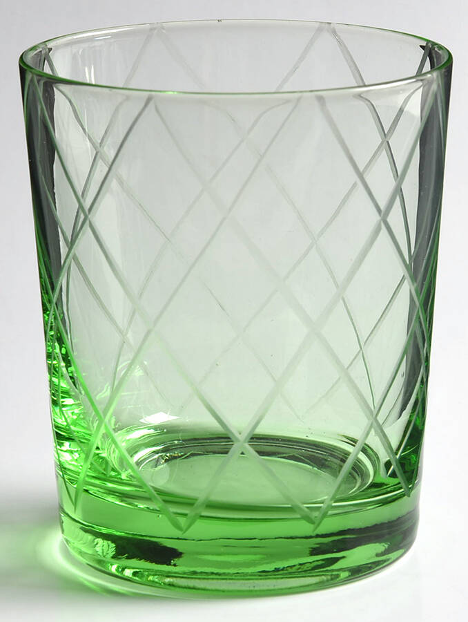 Allegro Colored Double Old Fashioned by Laura Glass Crystal-1