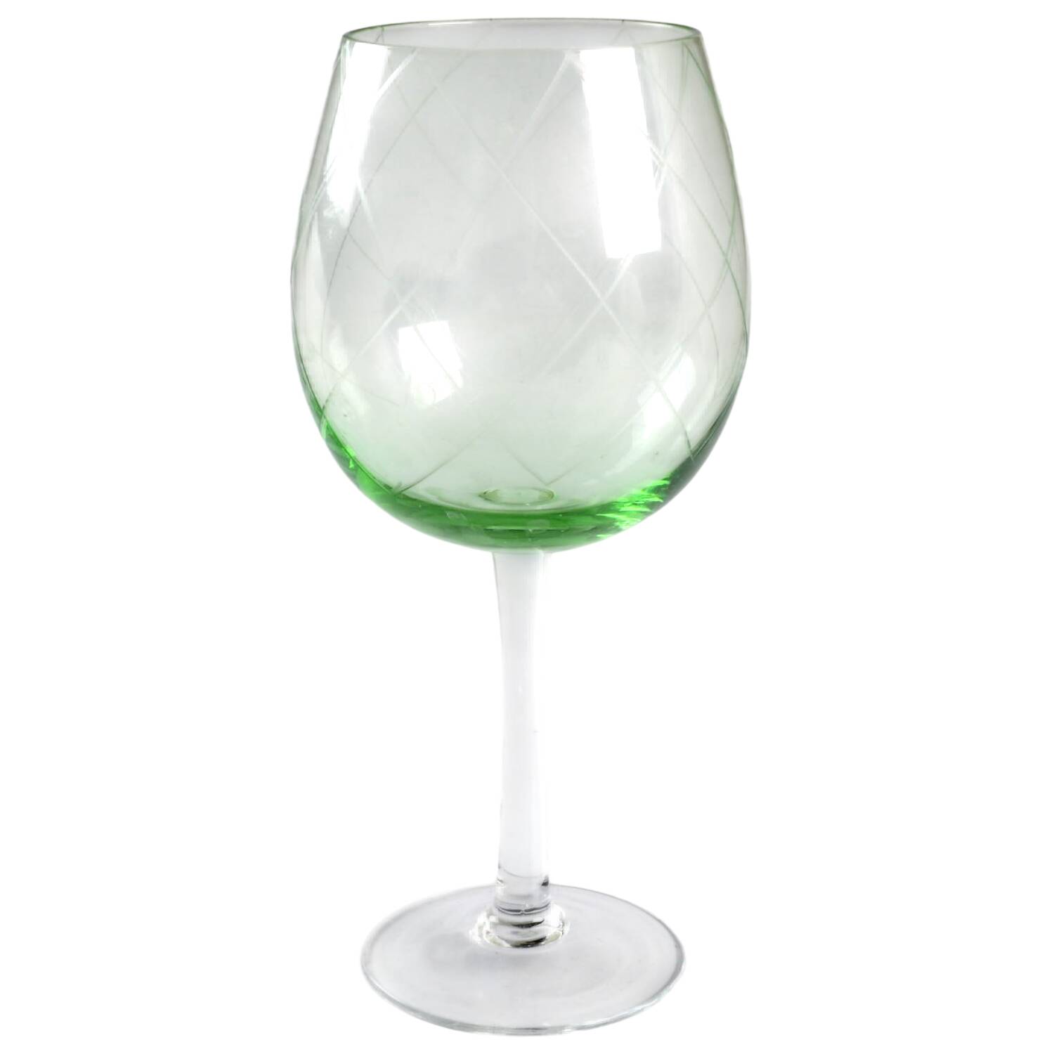 Allegro Colored Ballon Goblet by Laura Glass Crystal-1