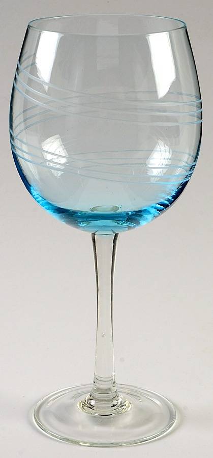 Allegro Colored Ballon Goblet by Laura Glass Crystal-1