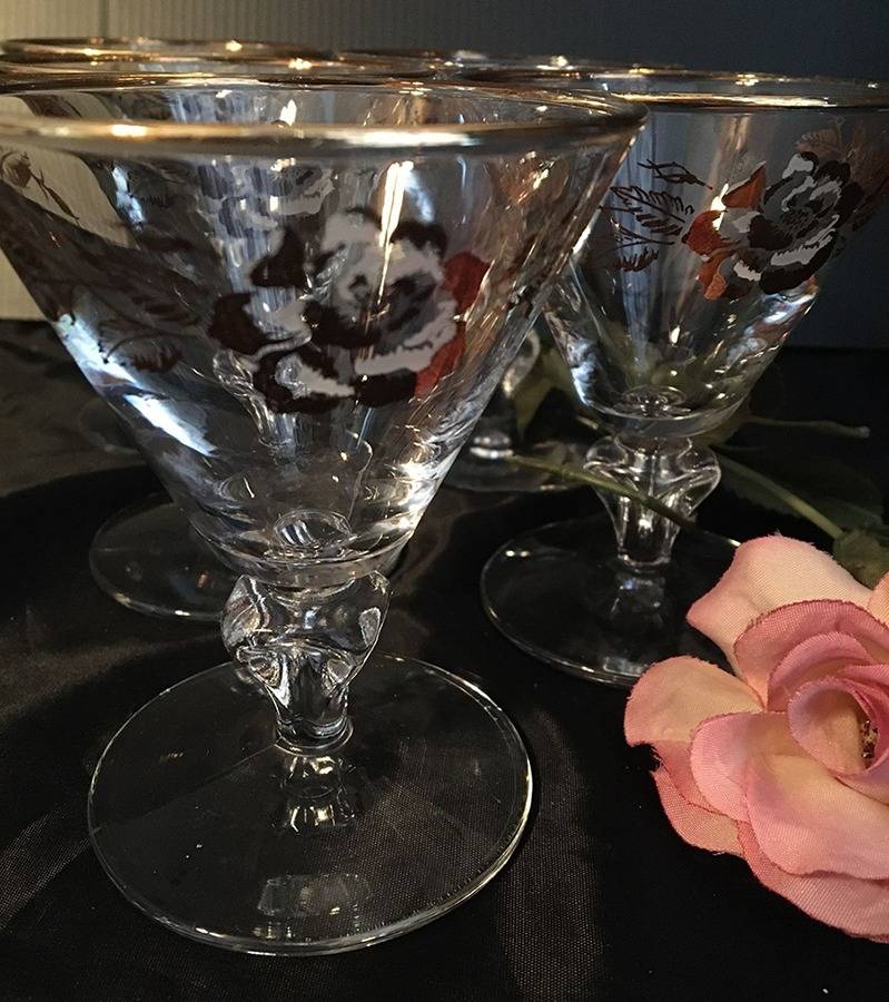 Golden Rose Liquor Cocktail by Libbey Glass Company-1