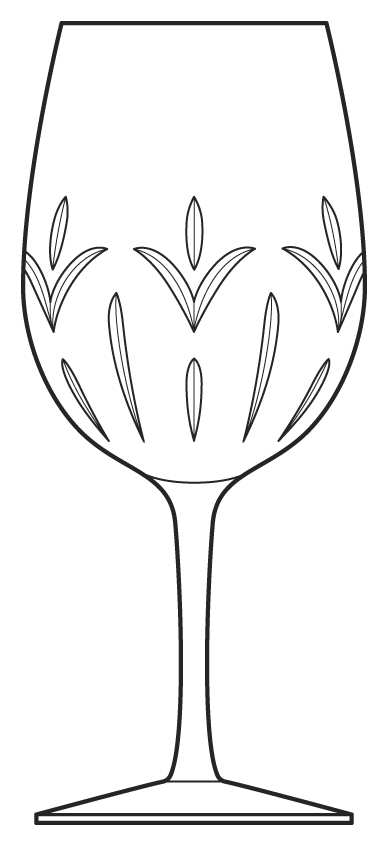 Veranda Water Goblet by Ralph Lauren Crystal-1