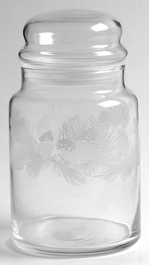 LRS87 7" Storage Jar & Lid by Libbey Glass Company-1