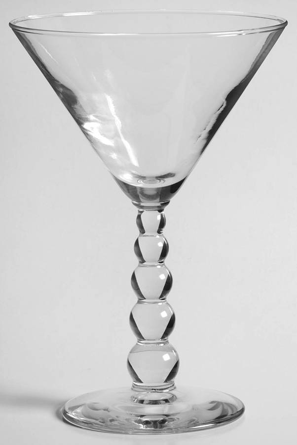 Metropolis Clear Martini Glass by Libbey Glass Company-1