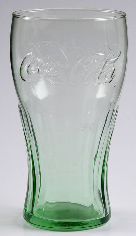 Coca Cola (Green, Clear and Amethyst) 23 Oz Flat Tumbler by Libbey Glass Company-1