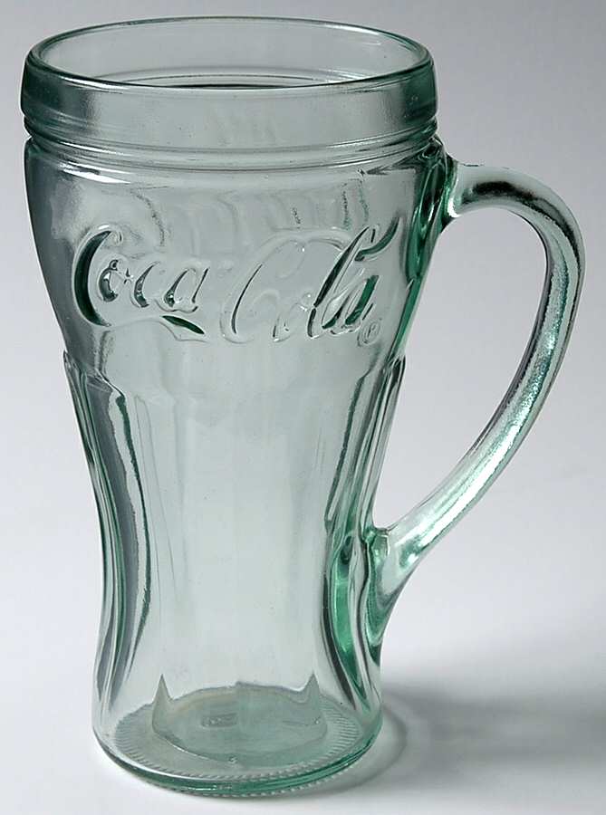 Coca Cola (Green, Clear and Amethyst) Mug by Libbey Glass Company-1