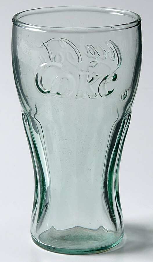 Coca Cola (Green, Clear and Amethyst) 6 Oz Flat Tumbler by Libbey Glass Company-1
