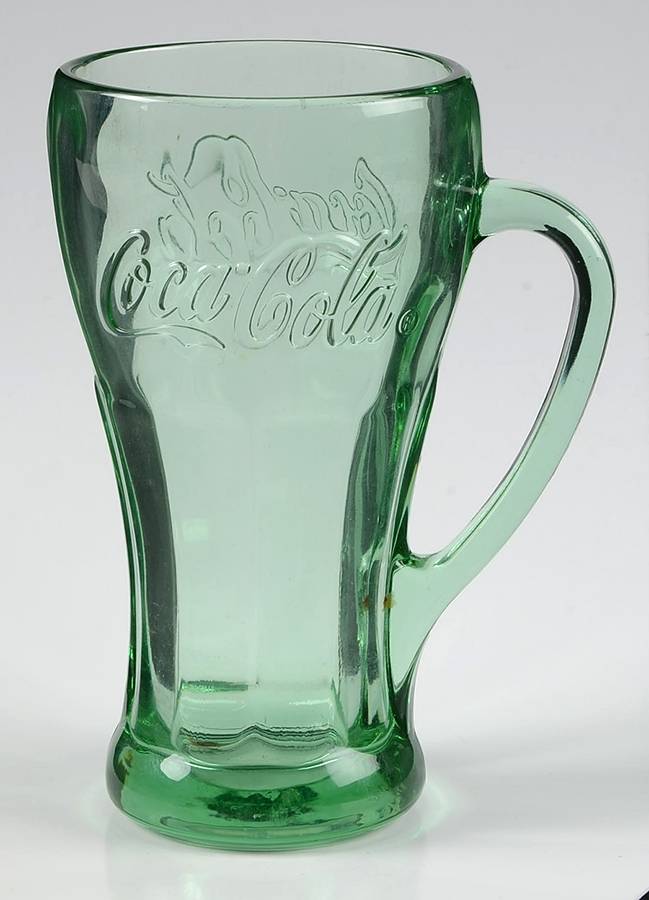 Coca Cola (Green, Clear and Amethyst) Mug by Libbey Glass Company-1