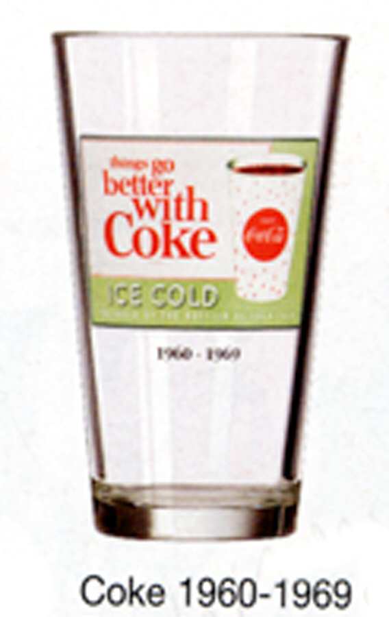 Coca Cola (Decal) Cooler by Libbey Glass Company-1