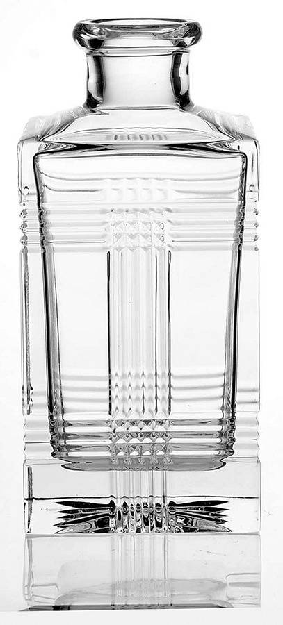 Glen Plaid Square Decanter No Stopper by Ralph Lauren Crystal-1