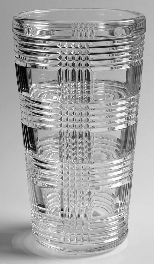 Glen Plaid 10" Flower Vase by Ralph Lauren Crystal-1