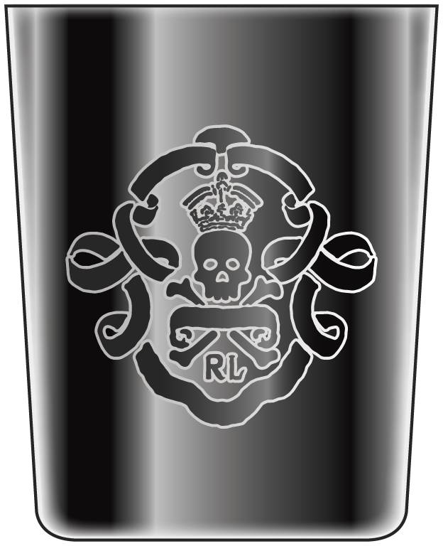 Ayers Skull & Bones Double Old Fashioned by Ralph Lauren Crystal-1