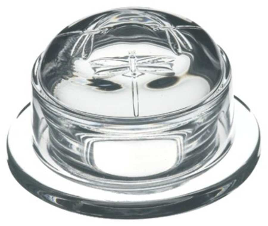 Dragonfly Round Covered Butter by La Rochere-1