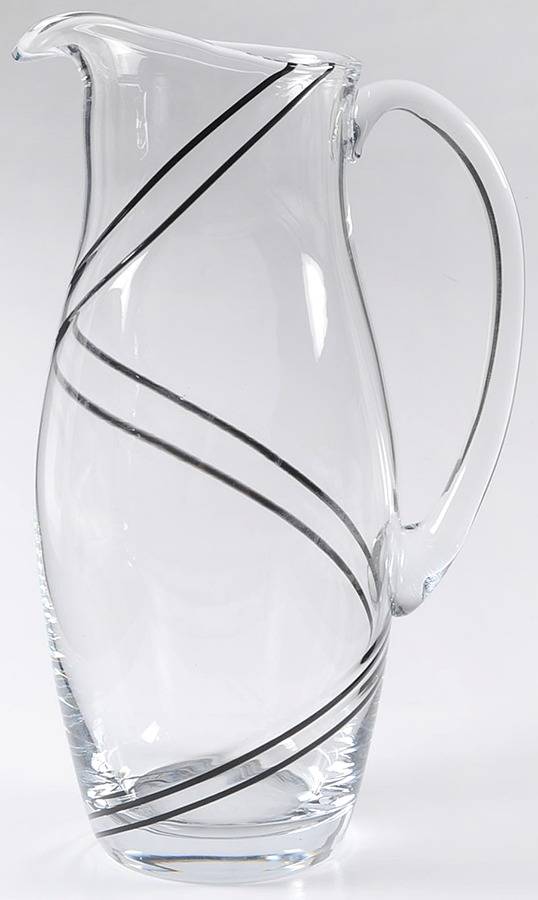 Black Swirl 54 Oz Pitcher by Luigi Bormioli-1