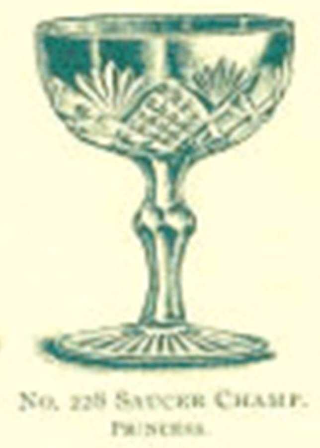 Princess Champagne/Tall Sherbet by Libbey Glass Company-1