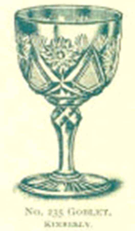 Kimberly Water Goblet by Libbey Glass Company-1