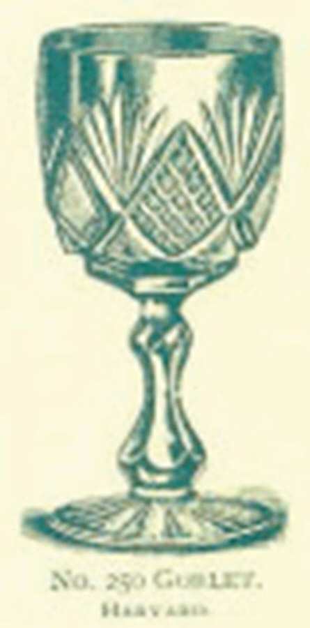 Harvard Water Goblet by Libbey Glass Company-1