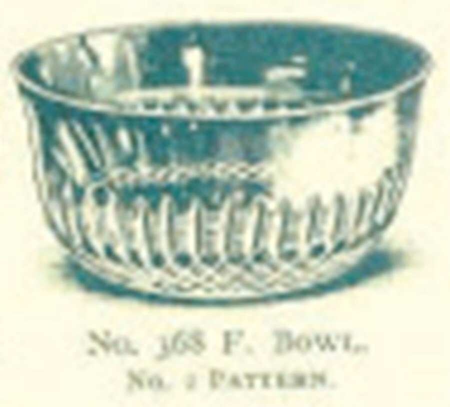 Cut 2 Finger Bowl by Libbey Glass Company-1