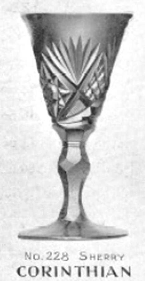 Corinthian Sherry Glass by Libbey Glass Company-1