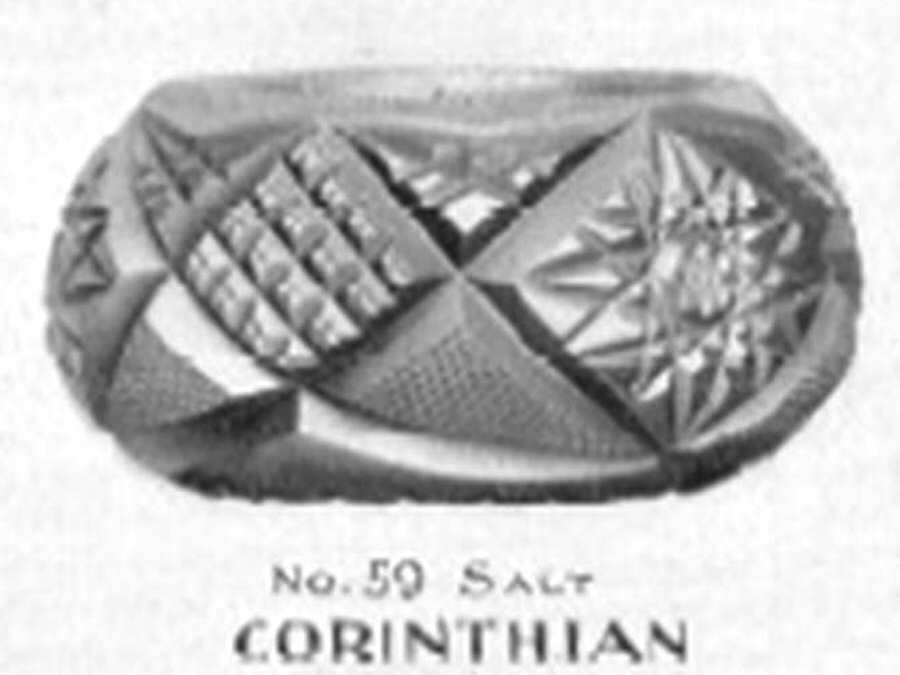 Corinthian Salt Dip by Libbey Glass Company-1