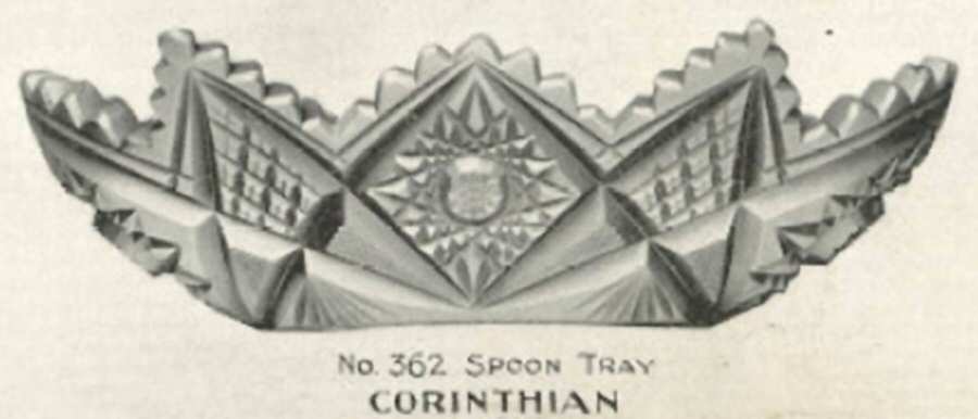 Corinthian Spoon Tray by Libbey Glass Company-1