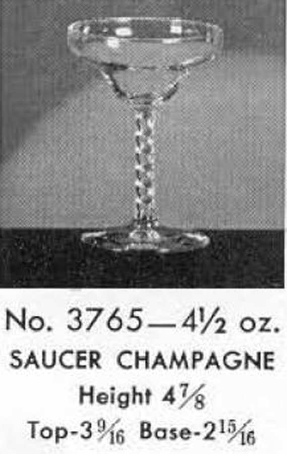 Empire Champagne/Tall Sherbet by Libbey Glass Company-1