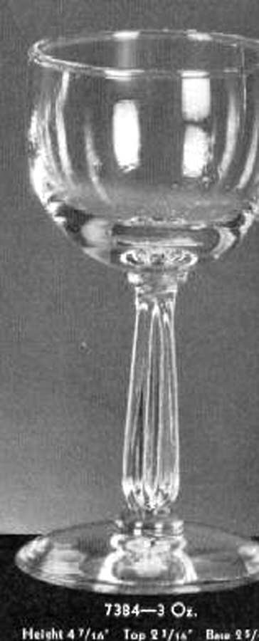 Cascade Wine Glass by Libbey Glass Company-1