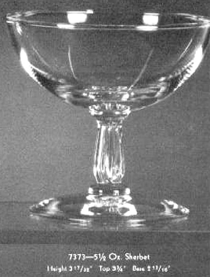 Cascade Low Sherbet by Libbey Glass Company-1