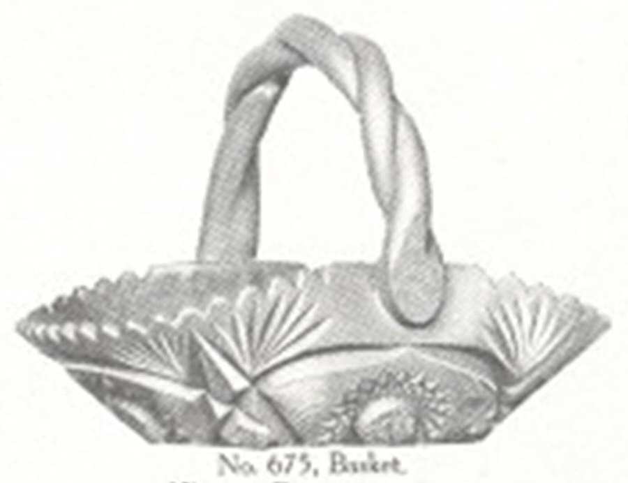 Kingston 8" Handled Basket by Libbey Glass Company-1