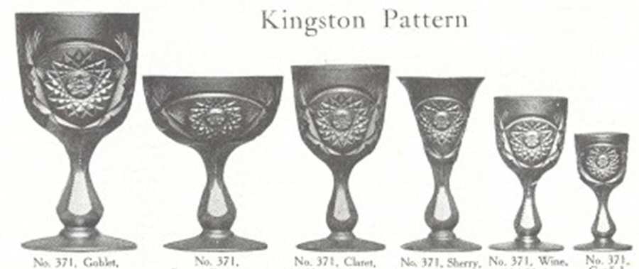 Kingston Water Goblet by Libbey Glass Company-1