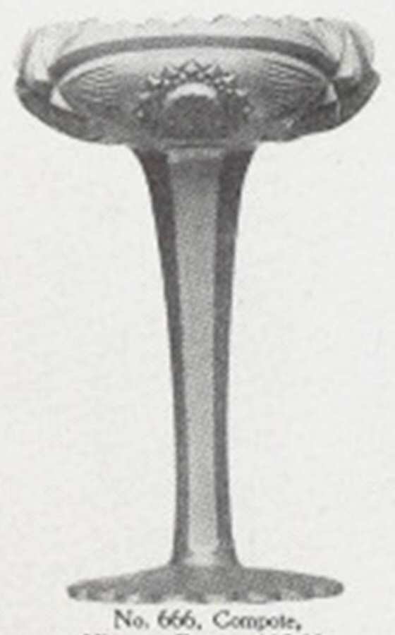 Kingston Tall Compote by Libbey Glass Company-1