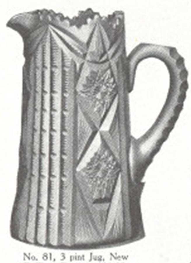 Brilliant 48 Oz Pitcher by Libbey Glass Company-1