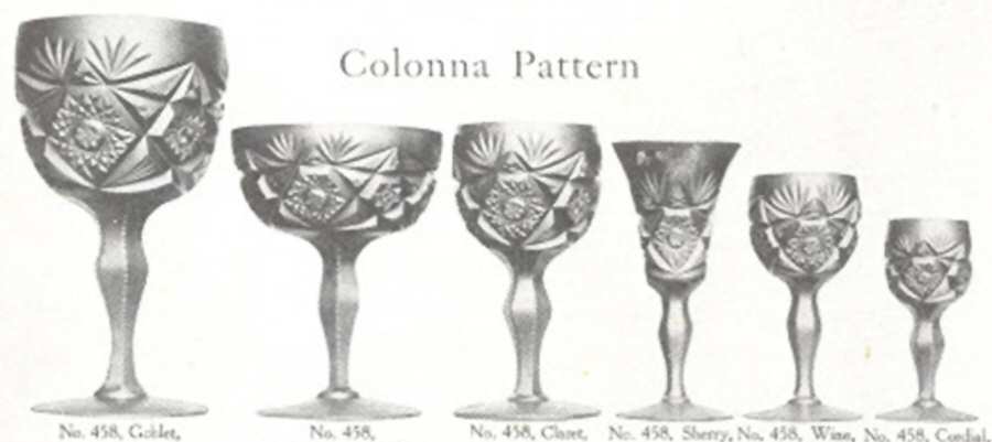 Colonna Water Goblet by Libbey Glass Company-1