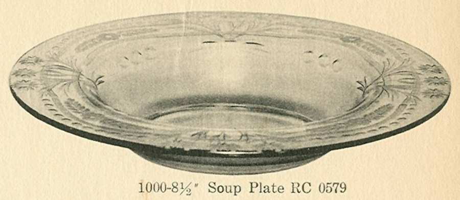 Cut 0579 (Line #5300) Rim Soup Bowl by Libbey Glass Company-1