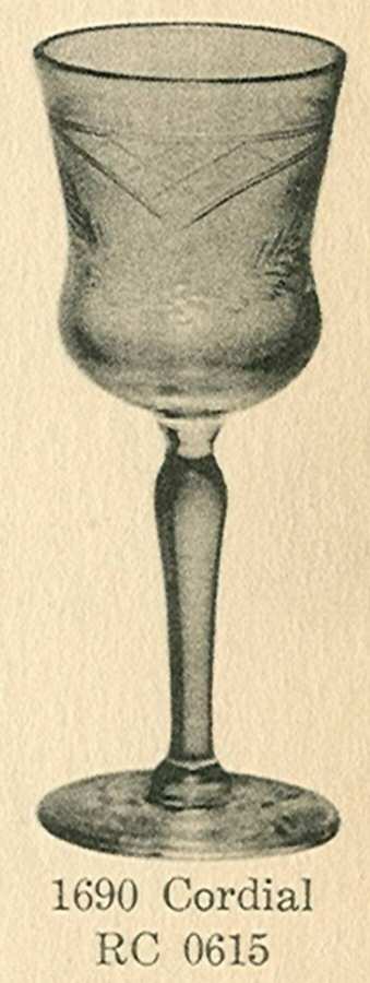 Cut 0615 Cordial Glass by Libbey Glass Company-1