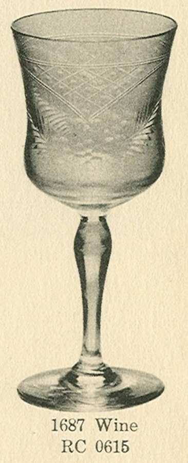 Cut 0615 Wine Glass by Libbey Glass Company-1