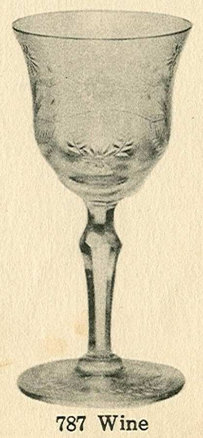 Cut 0579 (Line #700) Wine Glass by Libbey Glass Company-1