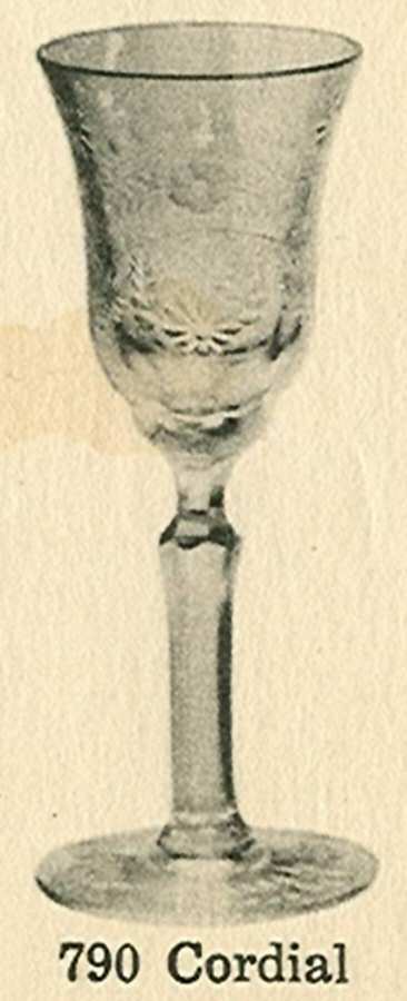 Cut 0579 (Line #700) Cordial Glass by Libbey Glass Company-1