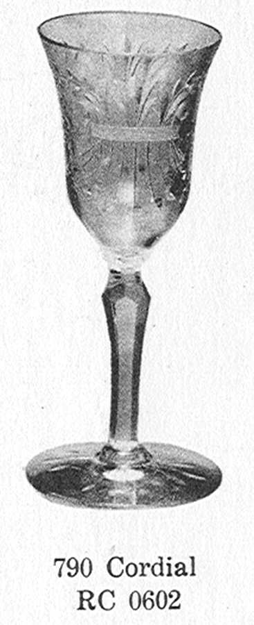 Cut 0602 Cordial Glass by Libbey Glass Company-1