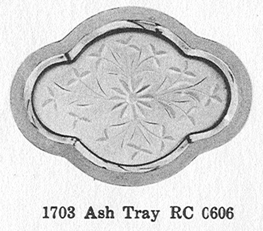 Cut 0606 Ashtray by Libbey Glass Company-1