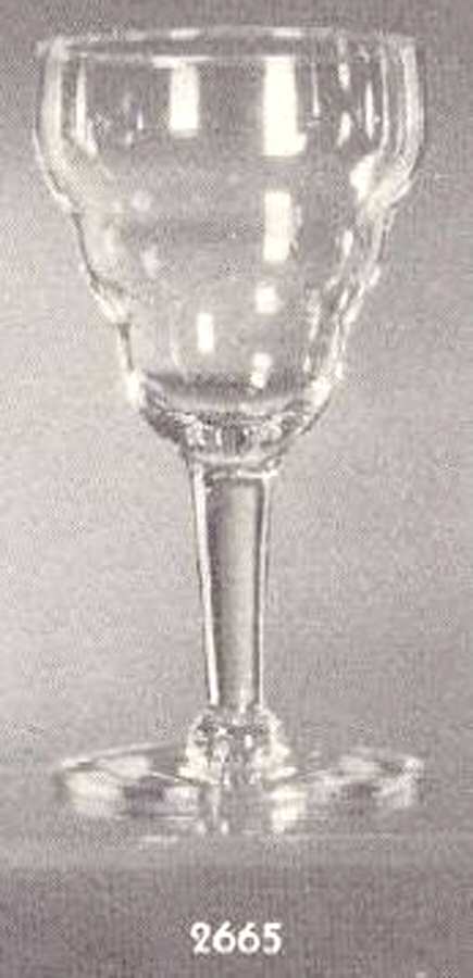 Governor Clinton Clear Hot Whiskey (Stemed) by Libbey Glass Company-1