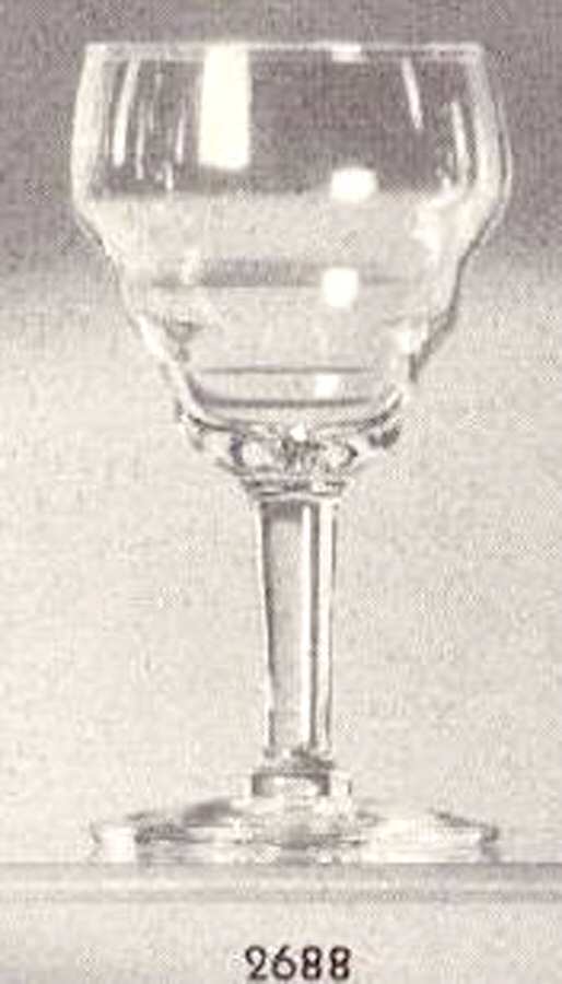 Governor Clinton Clear Claret Wine by Libbey Glass Company-1