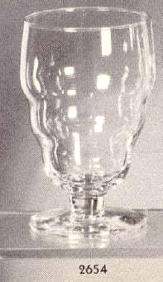 Governor Clinton Clear 10 Oz Footed Tumbler by Libbey Glass Company-1