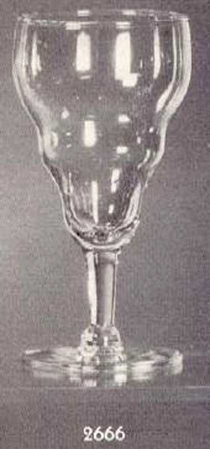 Governor Clinton Clear Gin Fizz Goblet by Libbey Glass Company-1