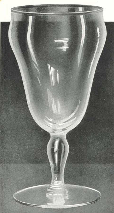 Roosevelt Low Water Goblet by Libbey Glass Company-1